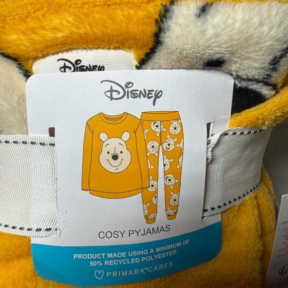 Disney Women Winnie the Pooh Print Sweatshirt/Bottom PJ Set. Size 12/14. - Picture 4 of 8